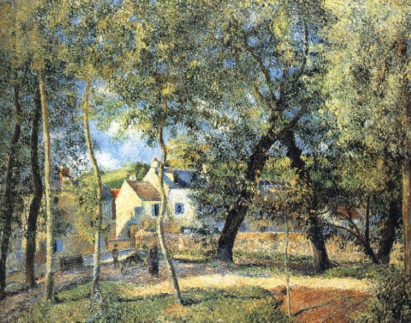 Camille Pissarro Hurrying to the landscape